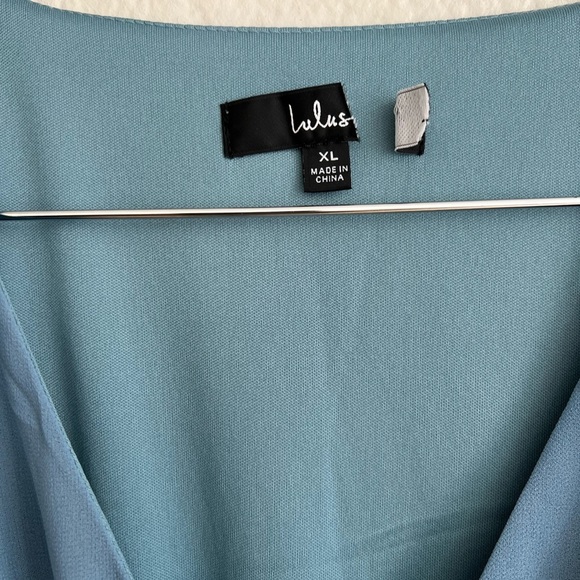 NWOT Lost in the Moment Slate Blue Maxi Dress - Picture 6 of 6